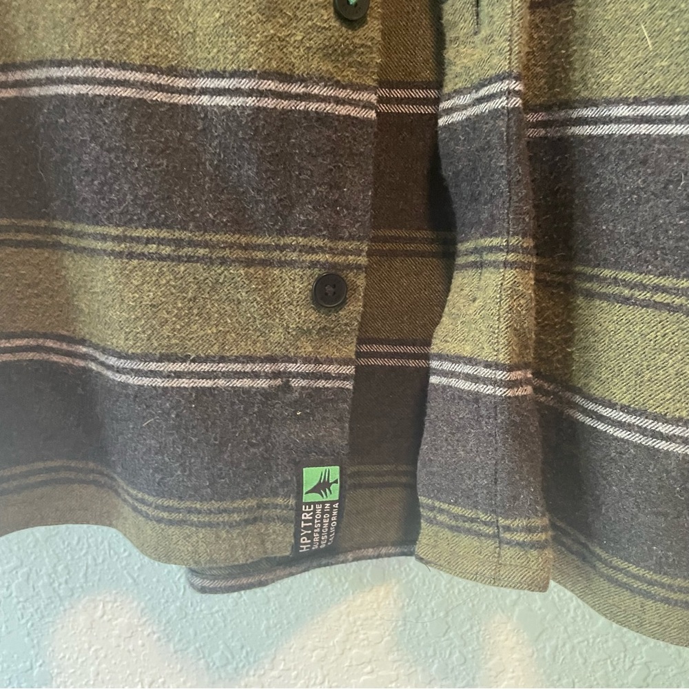 Hippy Tree Striped Button Up - Picture 3 of 4